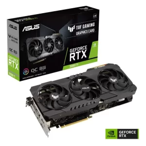 ASUS GEFORCE TUF-RTX3060TI-O8GD6X-GAMING 8GB GDDR6X 256BIT 2XHDMI 3XDP EKRAN KARTI