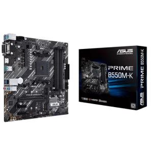 ASUS PRIME B550M-K DDR4 4600MHZ 1XVGA 1XHDMI 1XDVI 2XM.2 USB 3.2 MATX AM4 (AMD AM4 5000/4000 G/3000 SERİSİ İLE UYUMLU)