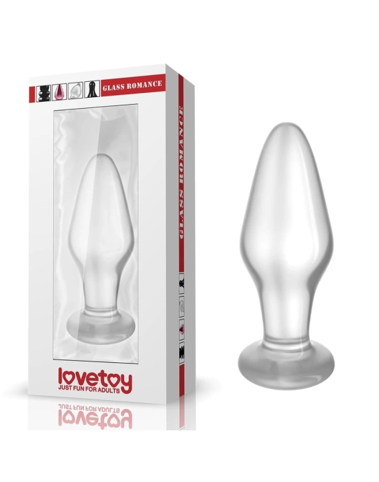 Wossi 10 cm Pürüzsüz Cam Anal Tıkaç