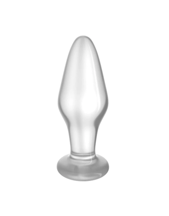 Wossi 10 cm Pürüzsüz Cam Anal Tıkaç