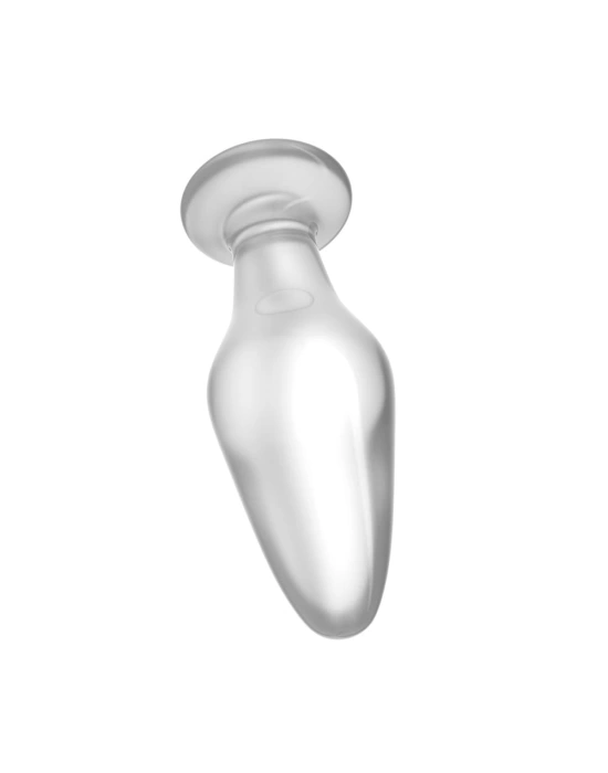 Wossi 10 cm Pürüzsüz Cam Anal Tıkaç