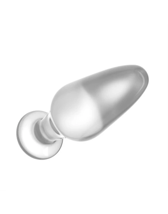 Wossi 10 cm Pürüzsüz Cam Anal Tıkaç
