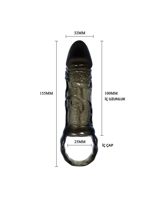 Wossi 10 cm Zenci Penis Kılıfı