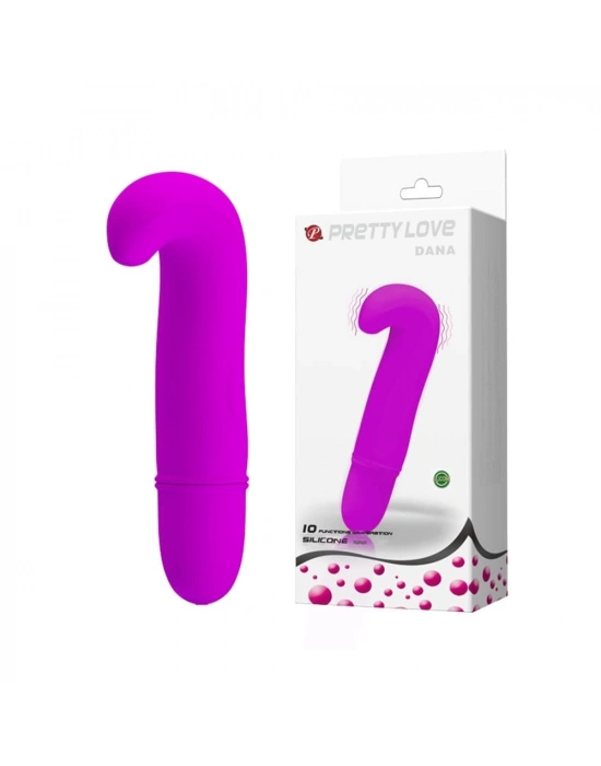 10 Fonksiyonlu G-Spot Teknolojik Titreşimli Vibratör Dildo - Dana