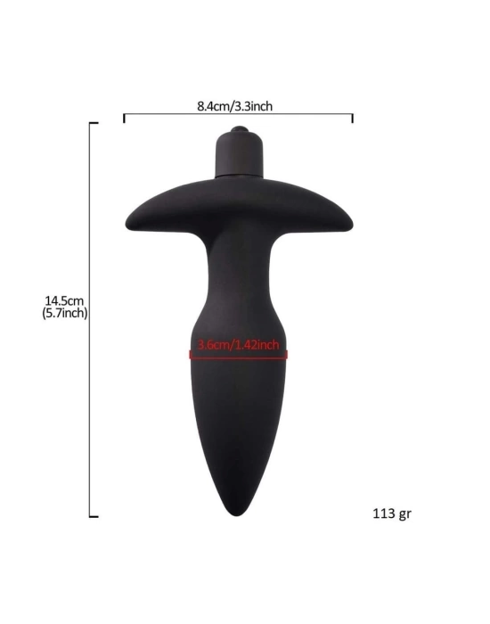 10 Fonksiyonlu Titreşimli Anal Plug