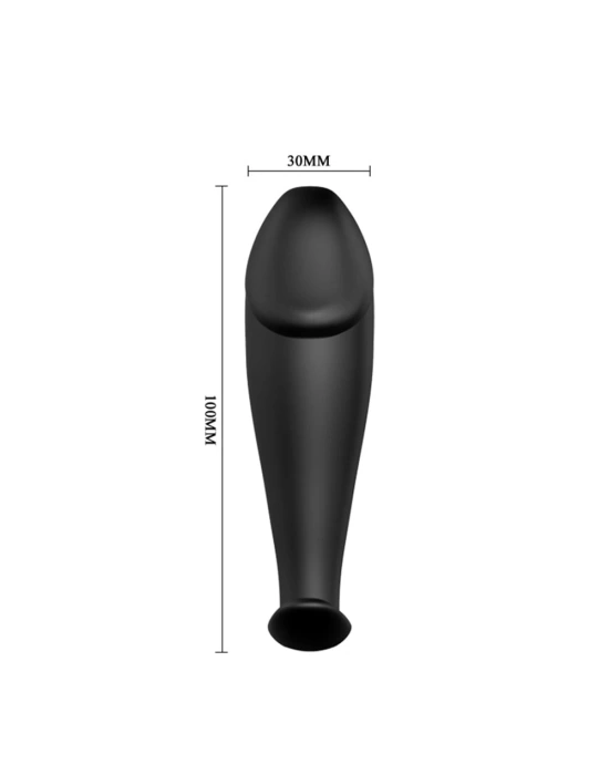 Wossi 12 Fonksiyon Kumandalı 10 cm Titreşimli Anal Plug