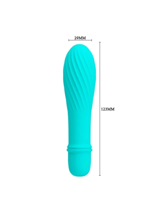 12,3 cm Güçlü Titreşimli Özel Kıvrımlı Teknolojik Vibratör