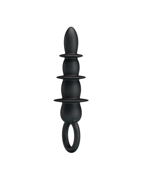 13,2 cm Vantuzlu Halkalı Anal Alıştırıcı Tıkaç