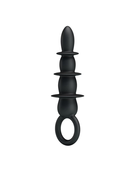 13,2 cm Vantuzlu Halkalı Anal Alıştırıcı Tıkaç