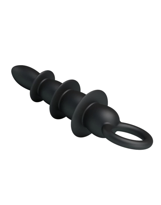 13,2 cm Vantuzlu Halkalı Anal Alıştırıcı Tıkaç