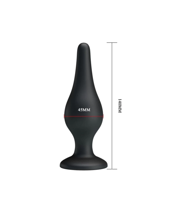 Wossi 14 cm Vantuzlu Anal Alıştırıcı Tıkaç