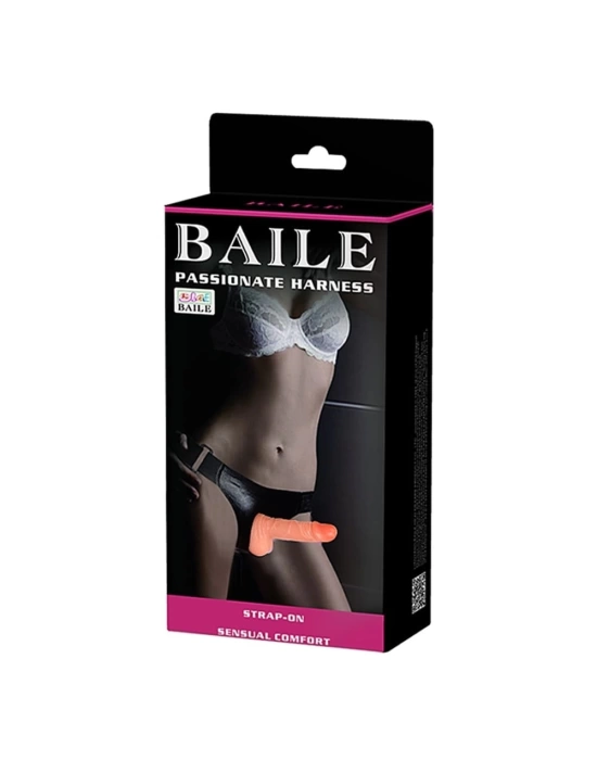 15 cm Belden Bağlamalı İçi Dolu Strapon Penis