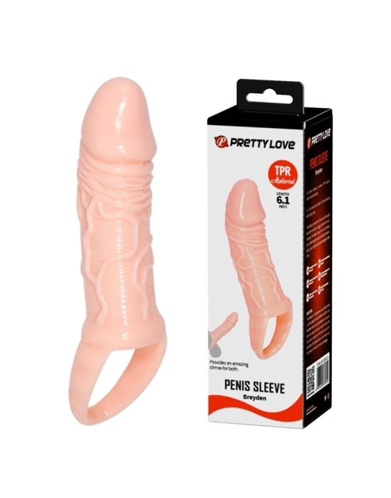 15 cm Yumuşak Silikon Penis Kılıfı
