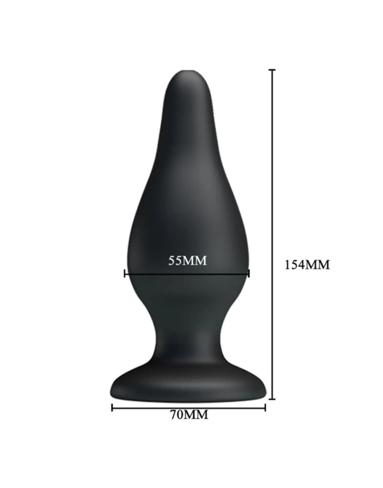 15,4 cm Vantuzlu Anal Alıştırıcı Tıkaç