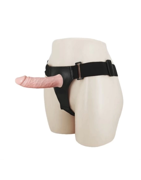 15,5 cm İçi Boş Belden Bağlamalı Titreşimli Protez Penis Vibratör