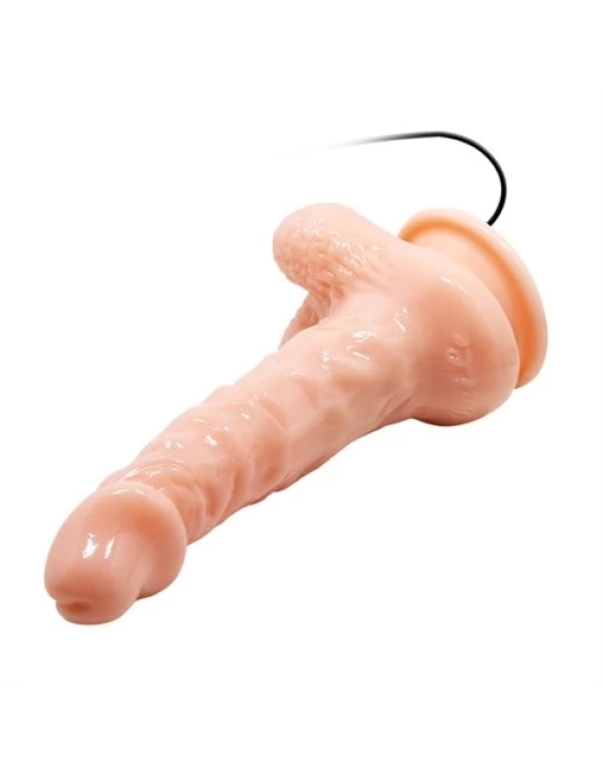 17 cm Gerçekçi Titreşimli Dildo Vibratör Penis