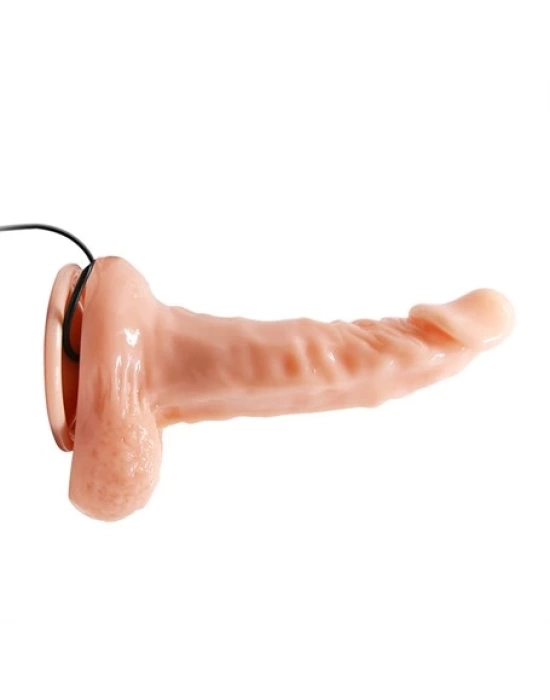 17 cm Gerçekçi Titreşimli Dildo Vibratör Penis