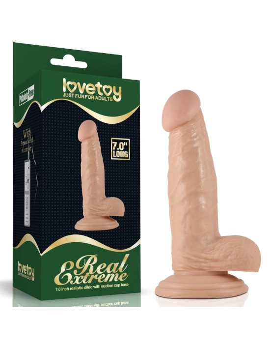 Wossi 17 cm Realistik Vantuzlu Anal Vajinal Dildo Penis