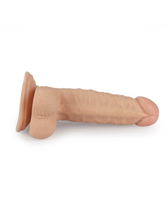 Wossi 17 cm Realistik Vantuzlu Belden Bağlamalı Anal Vajinal Dildo Penis