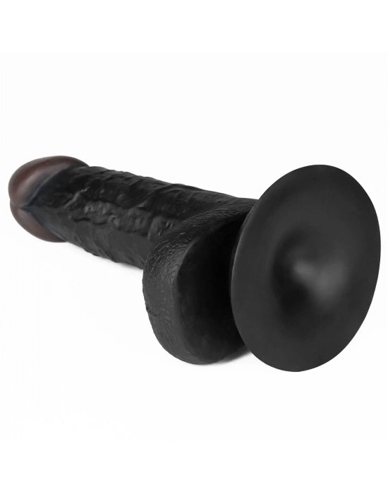 18 cm Belden Bağlamalı İçi Dolu Zenci Strapon
