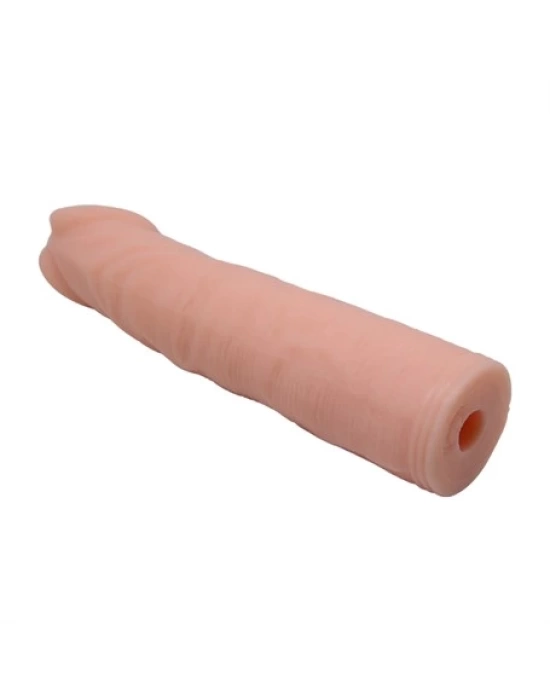 Wossi 19 cm Belden Bağlamalı İçi Dolu Strapon Penis