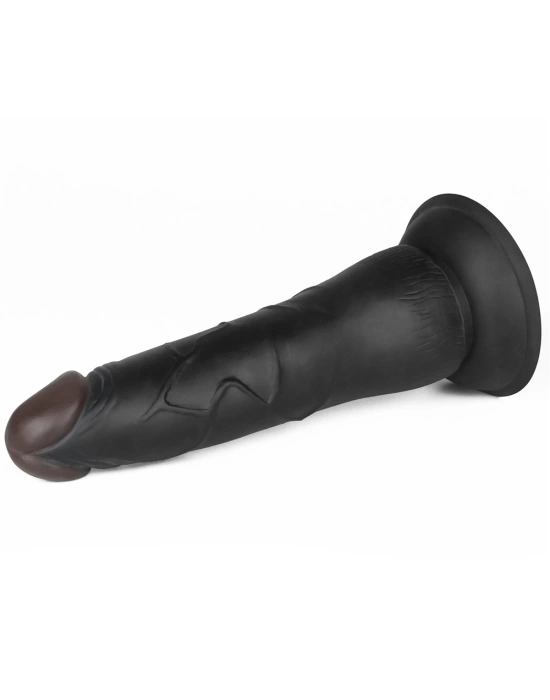 19 cm Belden Bağlamalı İçi Dolu Zenci Strapon