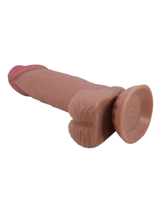 Wossi 19,4 cm Kıkırdak Yapılı Çift Katmanlı Gerçekçi Dildo Penis