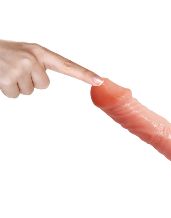 19,8 ve 15 cm Belden Bağlamalı İçi Dolu Çift Strapon Penis