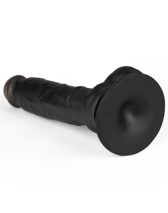 Wossi 20 cm Belden Bağlamalı İçi Dolu Zenci Strapon Dildo