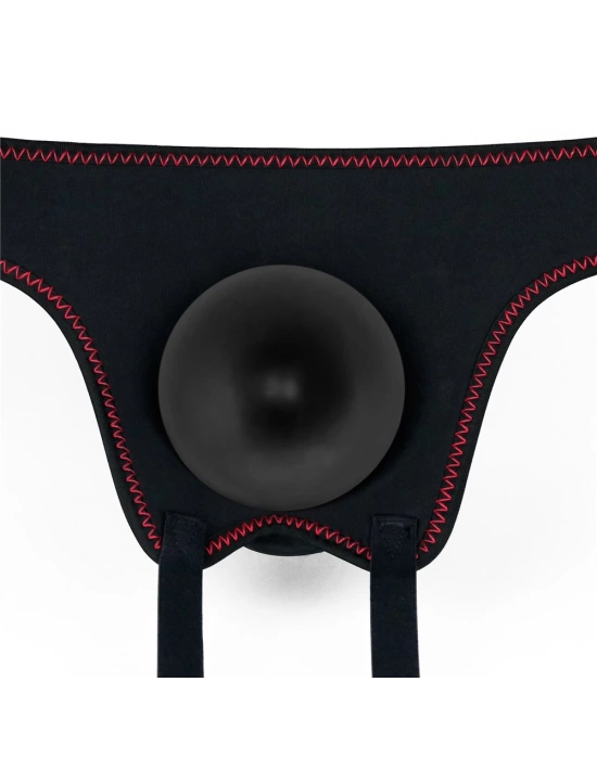 Wossi 20 cm Belden Bağlamalı İçi Dolu Zenci Strapon Dildo