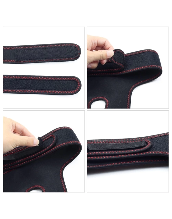 Wossi 21.5 cm Belden Bağlamalı İçi Dolu Zenci Strapon