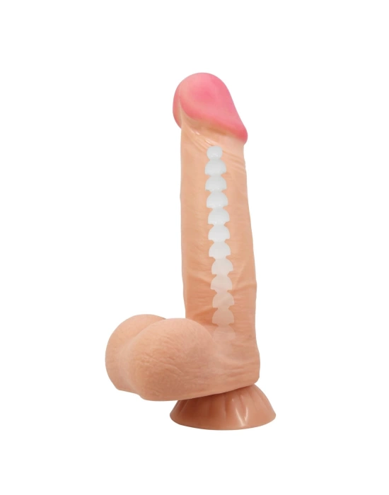 Wossi 21,8 cm Kıkırdak Yapılı Çift Katmanlı Gerçekçi Dildo Penis
