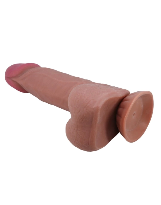 Wossi 21,8 cm Kıkırdak Yapılı Çift Katmanlı Gerçekçi Melez Dildo Penis