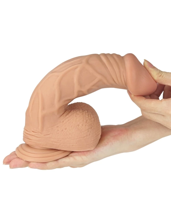 Wossi 22 cm Realistik Vantuzlu Belden Bağlamalı Anal Vajinal Dildo Penis