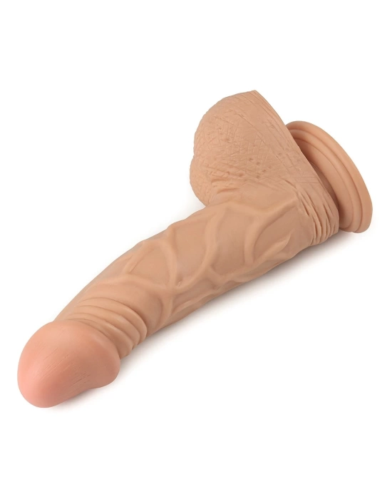 Wossi 22 cm Realistik Vantuzlu Belden Bağlamalı Anal Vajinal Dildo Penis