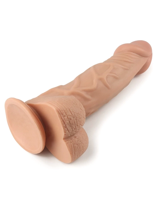 Wossi 22 cm Realistik Vantuzlu Belden Bağlamalı Anal Vajinal Dildo Penis