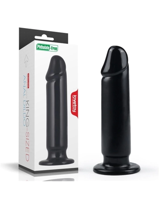 Wossi 22,5 Cm Siyah Yumuşak Kalın Anal Dildo