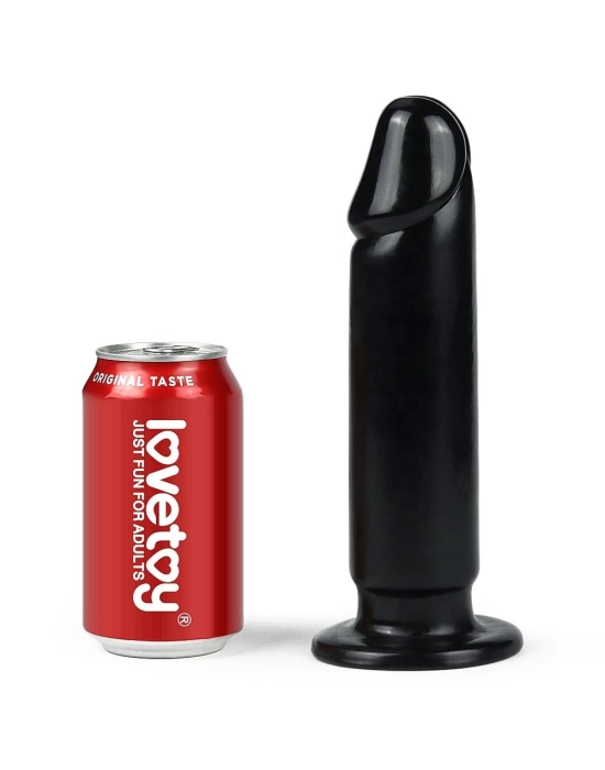Wossi 22,5 Cm Siyah Yumuşak Kalın Anal Dildo