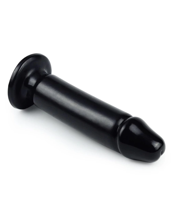 Wossi 22,5 Cm Siyah Yumuşak Kalın Anal Dildo
