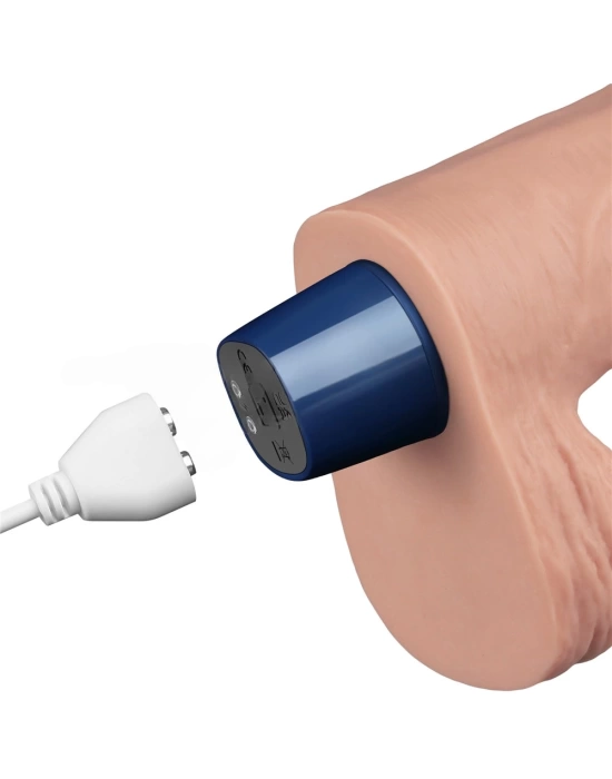 22.6 cm USB Şarjlı Yeni Nesil Realistik Titreşimli Ten Dildo Penis