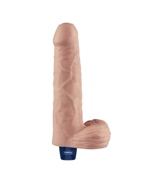 Wossi 22.6 cm USB Şarjlı Yeni Nesil Realistik Titreşimli Ten Dildo Penis