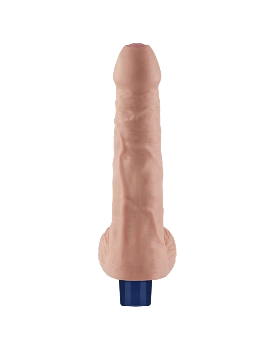 Wossi 22.6 cm USB Şarjlı Yeni Nesil Realistik Titreşimli Ten Dildo Penis