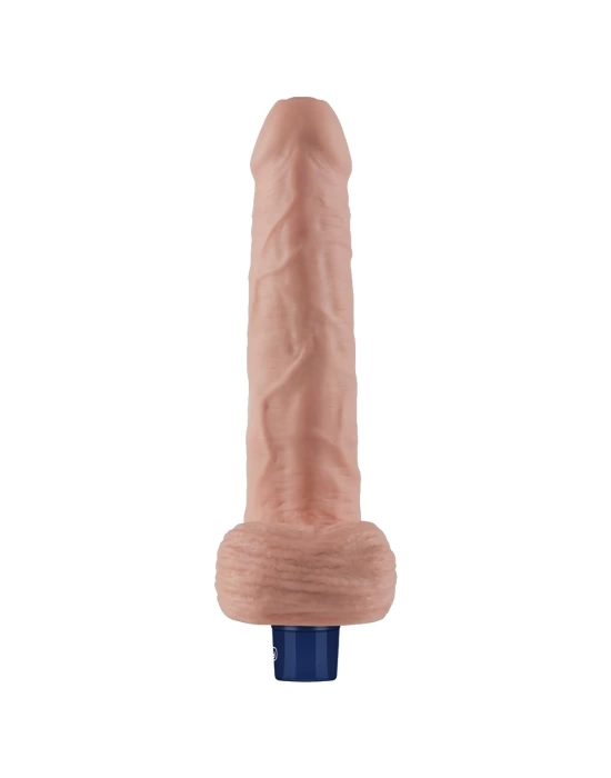 Wossi 22.6 cm USB Şarjlı Yeni Nesil Realistik Titreşimli Ten Dildo Penis