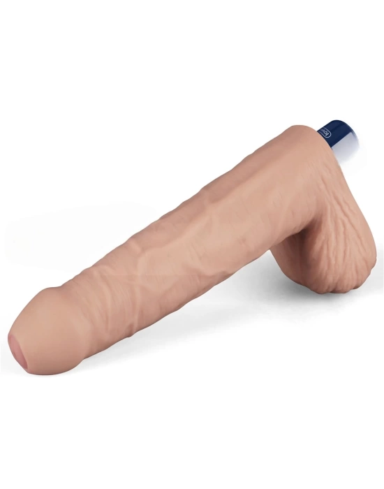 22.6 cm USB Şarjlı Yeni Nesil Realistik Titreşimli Ten Dildo Penis