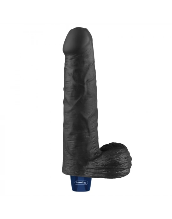 22.6 cm USB Şarjlı Yeni Nesil Realistik Titreşimli Zenci Dildo Penis