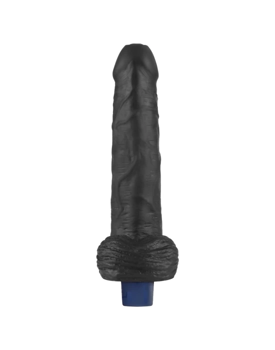 22.6 cm USB Şarjlı Yeni Nesil Realistik Titreşimli Zenci Dildo Penis