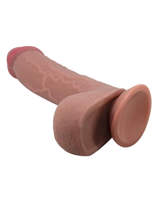 Wossi 23,4 cm Çift Katmanlı Gerçekçi Melez Dildo Penis