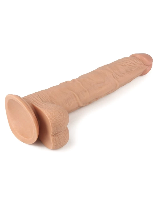 Wossi 23.5 cm Realistik Vantuzlu Anal Vajinal Dildo Penis