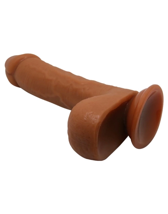 Wossi 23,5 cm Realistik Vantuzlu Melez Dildo Penis