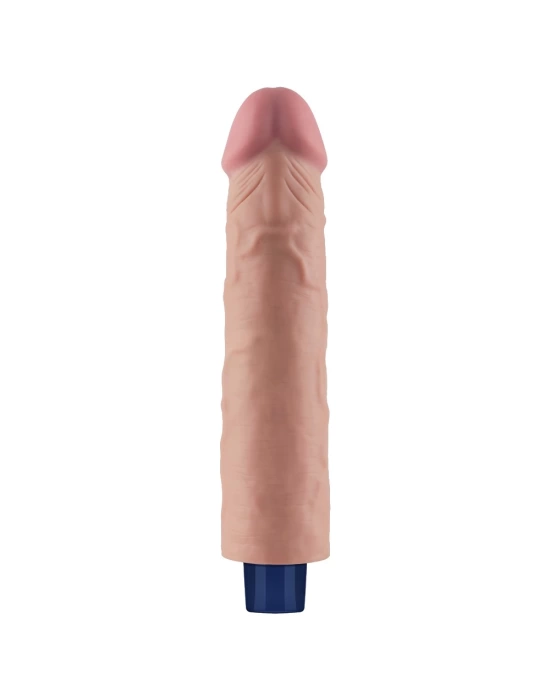 23.7 cm USB Şarjlı Yeni Nesil Realistik Testissiz Titreşimli Ten Dildo Penis